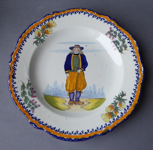 Assiette faïence henriot - assiette,