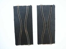 2 Rails pour circuit de voiture électrique Jouef 2ème génération ref 312 noir 