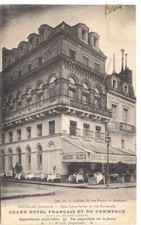 pauillac,quai léon-perrier et rue nationale, grand hotel français et du commerce