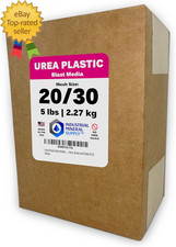 Urea Plastic Blast Media - Mesh Size 20/30 - Plastic Abrasive for Stripping Pain