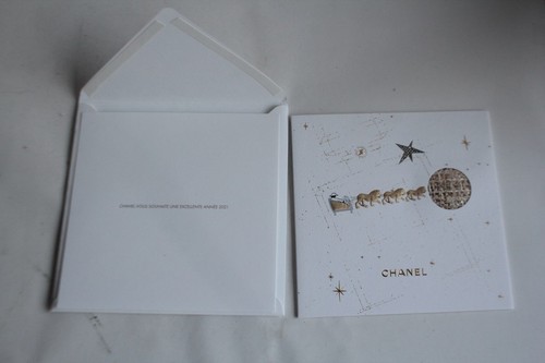 Chanel carte vœux - chanel, de