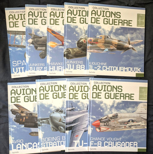 Avions guerre hachette - de,