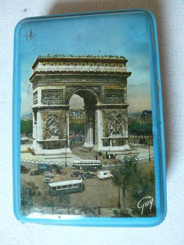 Ancienne boite bonbon tole - boite,