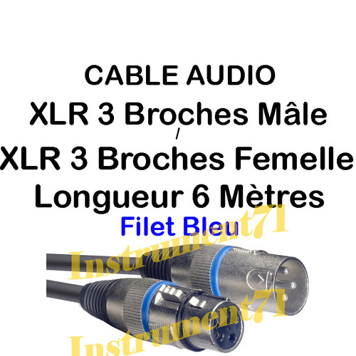 Câble xlr mâle - câble,