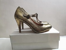 ESCARPIN Salomé - Doré - A paillettes - Pointure 38 - Marque André 