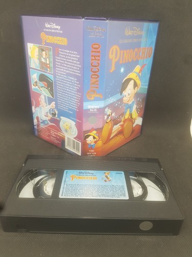 Vhs pinocchio - vhs,