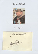 Karine Giébel  avec signature authentique