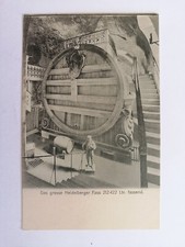 cpa Postkarte ALLEMAGNE Château d'HEIDELBERG Tonneau Monstre Foudre VIN Impôt