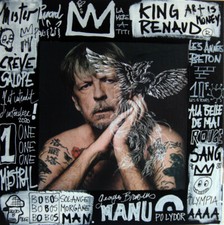 SPACO signed RENAUD renard TABLEAU pop street ART graffiti french paint canvas