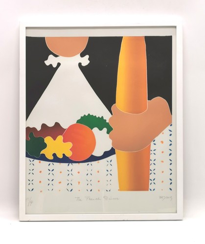 Tableau pop art signé thom - tableau,