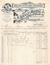 1900 Facture N. Bailly-Maître