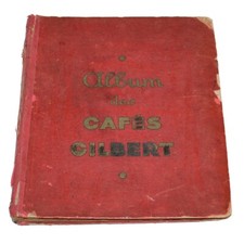 Ancien album publicitaire des Cafés Gilbert / collecteur de vignettes complet