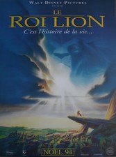 LE ROI LION Affiche Cinéma