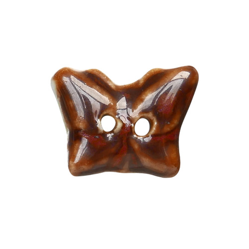 Ancien bouton céramique - en,