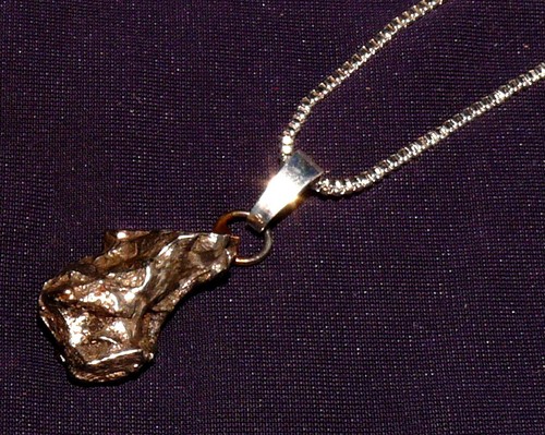 Pendentif météorite campo - pendentif,