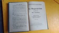 La Bhagavad-Gîtâ interprétée par Shrî Aurobindo édition historique 1942 Maisonne