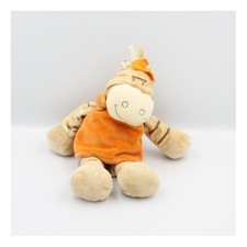 Doudou zébre Zamba beige orange NOUKIE'S 25 cm - 21899