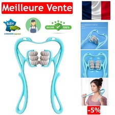 Masseur Ergonomique pour Cervicales - 6 Roues pour Relaxation Instantanée