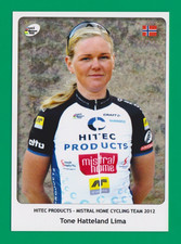 CYCLISME carte cycliste TONE HATTELAND LIMA équipe HITEC PRODUCTS
