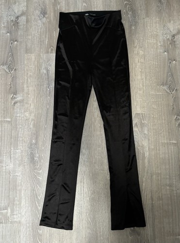 Zara black high waisted - black,