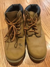 SMART FIT Chukka Work Trial Hunting Hiking Boots Boys Girls Shoes Size 4 #
