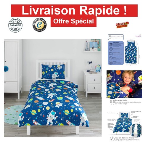 Parure lit enfant espace - parure, de