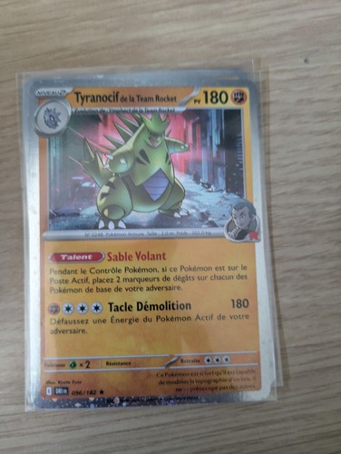 Carte pokemon tyranocif - carte,