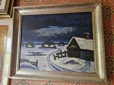Huile Sur Toile Hiver Elemer
