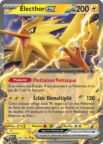 Carte pokémon électhor - carte,