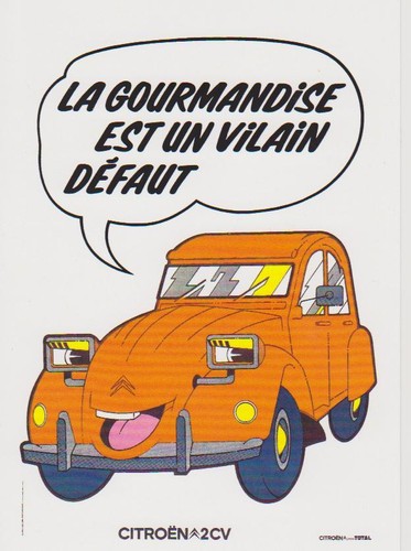 Citroen 2cv cv gourmandise - -, 2