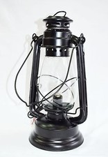 Lanterne électrique noire vintage - lampe suspendue ou de table lumière rusti...