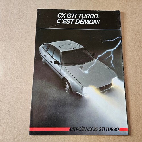 1985 brochure citroen - 1985, cx