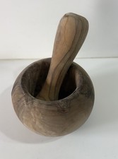 MORTIER ET PILON EN BOIS POUR