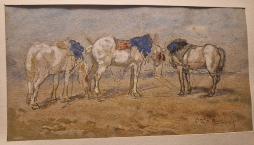 étude chevaux - Étude,