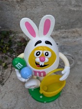 Distributeur de Bonbons M&M's Lapin de Pâques (Yellow) - Oreilles Mobiles