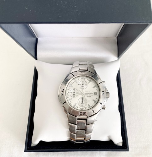 Chronographe seiko v657 8130 - seiko, v657-8130