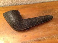 ancien Etui A Pipe vintage noir 
