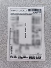 EBR80085815 Schéma Électrique fiche Congélateur Réfrigérateur LG GB6216SPS