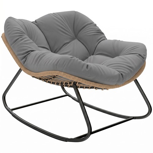 Outsunny fauteuil bascule - outsunny,