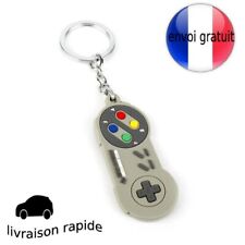 Porte Clé super Nintendo manette geek cadeau console 