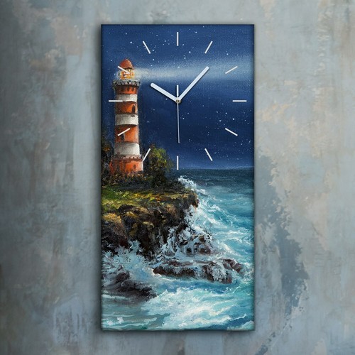 Horloge décorative sur toile