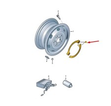 SKODA SUPERB MK4 Spare Wheel