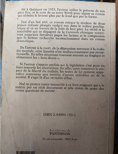 Livre dédicacé evy wirth la - dédicacé,