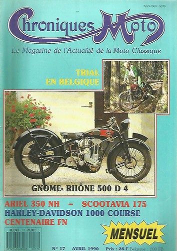 Chroniques moto 17 - moto, n°17