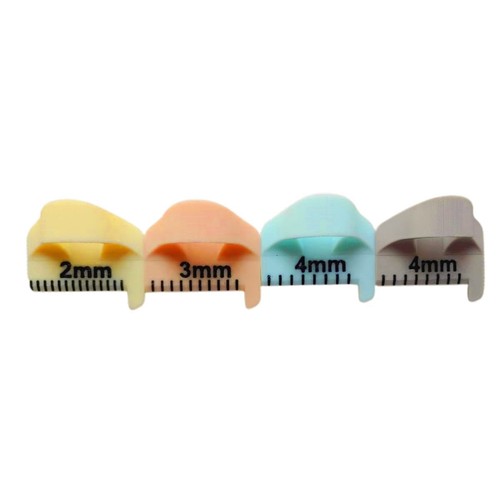 Pièces règle de couture - 2x(4,