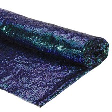 Sequin Tissu Bleu, 4 Yards