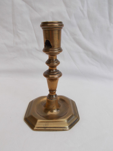 Bougeoir ancien bronze xvii - bronze,