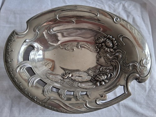 Coupe art nouveau - , métal