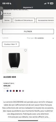 Verre degrenne - verre,