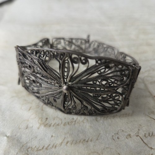 Bracelet ancien argent - en,